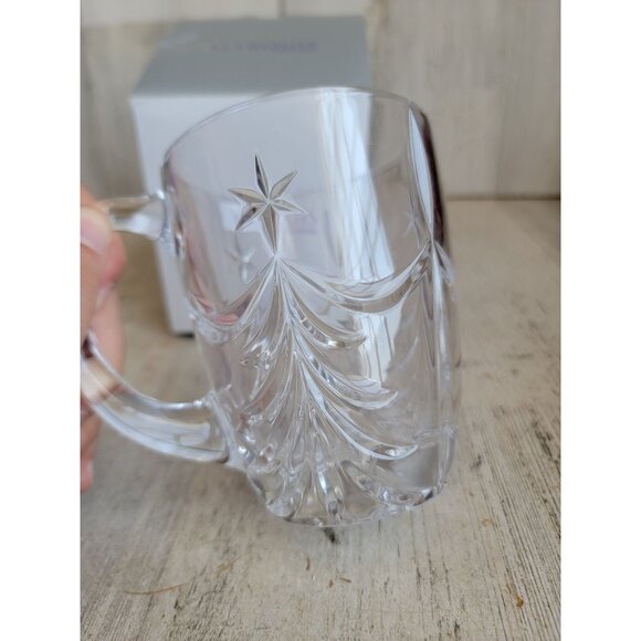 Marquis Waterford mug Xmas tree Star cup Crystal collectible - Picture 5 of 7